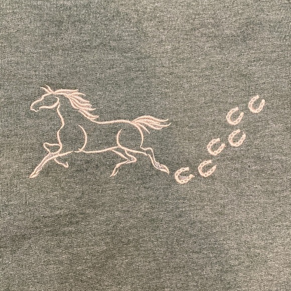 Horse Embroidered Sweatshirt - Picture 3 of 3